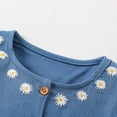 thumbnail image 4 of Glisme Fashion Girls Dresses Size 4-5 Y Toddler Summer Casual Sleeveless Prints Dress Dance Party Dress Holiday Beach Clothes Navy Sundress For Girl, 4 of 6