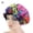 H, variant on Cheers.US Double layer Shower Cap Bath Hat Hair Care women sleep waterproof reusable