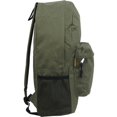 thumbnail image 3 of K-Cliffs Unisex 18" Padded Straps School Backpack Olive Green, Teen-Adult. 100% Polyester, 3 of 3
