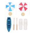 thumbnail image 4 of ROSENICE Miniatures Tiny House Decorations Miniature Beach Ornament Beach Style Miniature Beach Minis Beach Ornaments Toy Seaside, 4 of 8