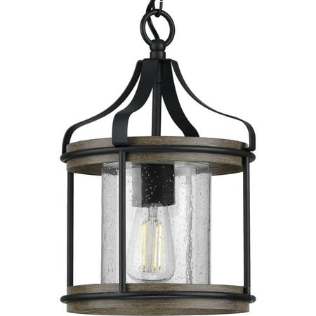 

Brenham Collection Black One-Light Outdoor Pendant