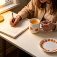 thumbnail image 6 of Halloween Embossed Jack O Lantern Ceramic Mug , Cute Pumpkin Face Ceramic Coffee Cup, Fall Harvest Tableware for Breakfast Bar Home Halloween Party Decor 400ml, 6 of 9