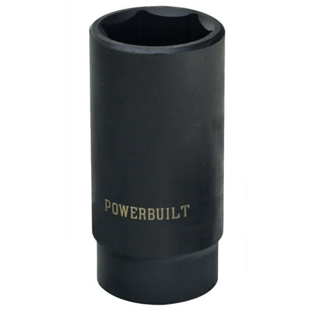 

Powerbuilt 1/2-inch Drive Metric Deep Impact Socket 19mm - 642318