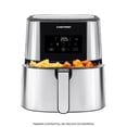 thumbnail image 1 of Freidora de aire Chefman 8Qt acero inox con divisor de canastilla, 1 of 4