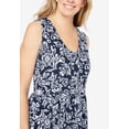 thumbnail image 4 of Woman Within Plus Size Sleeveless Button Front Dress, 4 of 5