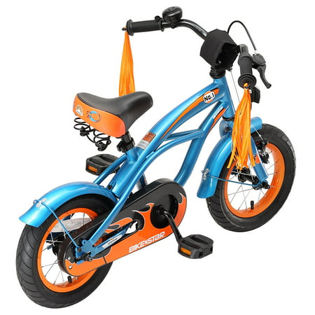 BIKESTAR Original Premium Safety Sport Kids Bike with sidestand and accessories for age 3 year old children | 12 Inch Cruiser Edition for girls/boys | (Best Bike For 12 Year Old)