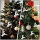 thumbnail image 2 of 18 PCS Nativity Decor Xmas Tree Toppers Xmas Tree Ornaments Glitter Hollow Reindeer Pendants, 2 of 3