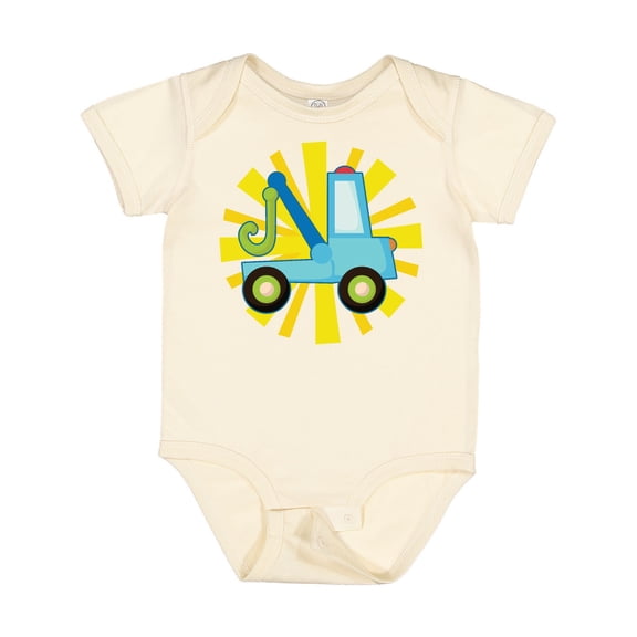 Inktastic Tow Truck Lover Boys or Girls Baby Bodysuit