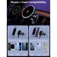 thumbnail image 3 of Cargador de coche MOKPR inalámbrico de 15 W con RGB para iPhone 14, 3 of 8