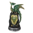 thumbnail image 3 of Ebros Green Dragon with LED Light On Crystal Mountain 7.5 Inches Tall Collection, 3 of 9