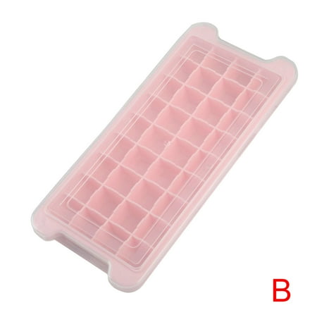 

36 Grids Silicone Ice Cubes Mold Tray Maker Chocolate Dessert DIY Tool With Cover New TOPOINT