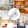 thumbnail image 5 of unbranded 6pcs Push to Open Catch Push Catch Latch ABS Silver Auto Spring Lock for Drawer Locks, 5 of 5