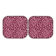 thumbnail image 4 of Picia Rose Leopard Print 2 Piece Car Windshield Sun Shade Foldable | Foldable Sun Shield for Front Window Blocks UV Rays and Keeps Your Vehicle Cool-Large, 4 of 7