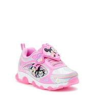 Disney Classic Minnie Mouse Toddler Girl Low Court Sneaker, Sizes 7-12 ...