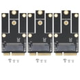 thumbnail image 1 of Adaptateur réseau sans fil 3 pièces M2/NGFF vers Mini PICE, convertisseur d'accessoires réseau, 1 of 4