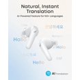 thumbnail image 4 of soundcore P31i par Anker, Réduction de Bruit Adaptative en Temps Réel, Son Haute Résolution, Écouteurs de Traduction, Autonomie de 50 H, Écouteurs Sans Fil, Écouteurs Bluetooth, Audio Spatial, Recharge Rapide, IP55, Blanc, 4 of 6