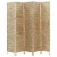 thumbnail image 3 of vidaXL 5-Panel Room Divider 76"x63" Water Hyacinth, 3 of 5