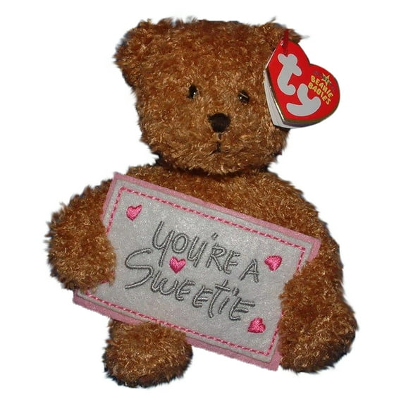 Ty Beanie Baby: You're a Sweetie the Bear | Stuffed Animal | MWMT's