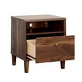 thumbnail image 3 of Pemberly Row Modern Engineered Wood Night Stand in Grand Walnut, 3 of 11