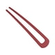 thumbnail image 5 of Guardurnaity Pinza para el pelo en forma de U, horquilla hecha a mano para mujer, coleta ligera, accesorios para la cabeza, para niñas, vino tinto Vino rojo 10Conjunto, 5 of 6