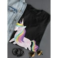 thumbnail image 3 of Unicorn Magic Fantasy Design Shaped T-Shirt Women -Image by Shutterstock, Female Small, 3 of 4