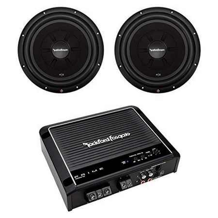 UPC 796854015726 product image for 2) rockford fosgate r2sd4-12 12 shallow car subwoofers+r500x1d mono amplifier | upcitemdb.com