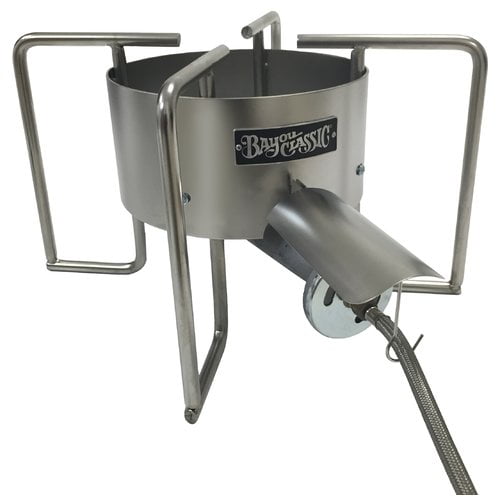 Bayou Classic Ss40 22 Inch Stainless Steel Dual Jet Burner Crawfish Cooker Walmart Com Walmart Com