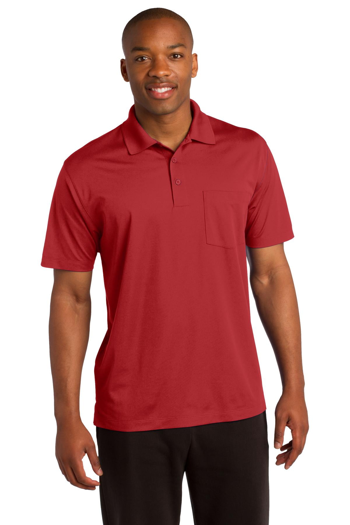 3 button polo shirt with pocket