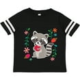 thumbnail image 3 of Inktastic Woodland Raccoon Spring Flowers Girls Toddler T-Shirt, 3 of 5