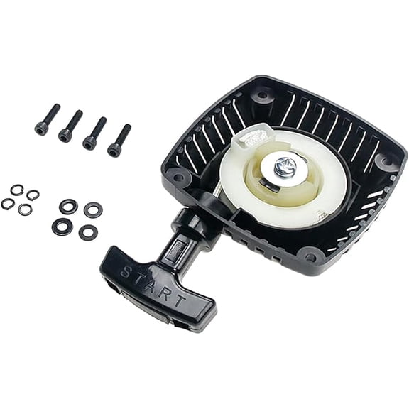 FLMLF Plastic core Plastic Body Pull Starter Complete Set for 1/5 Gas RC Car Baja 5B 5T 5SC King Motor Rovan FG REDCAT HSP