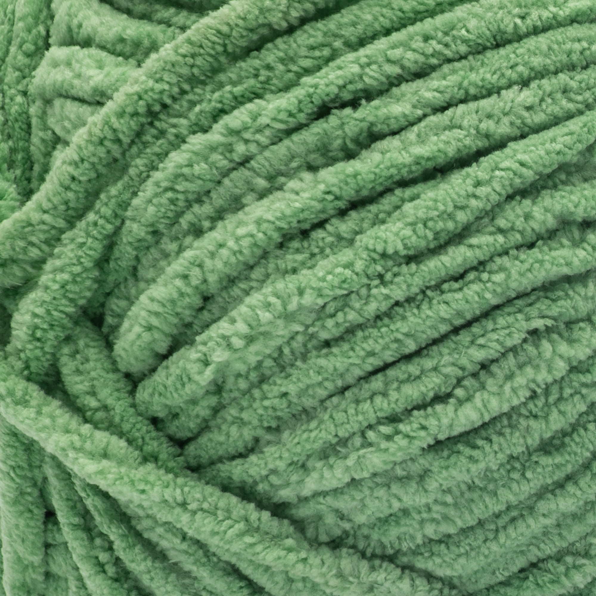 Bernat® Baby blanket™ #6 Super Bulky Polyester Yarn, Green 10.5oz/300g 220 Yd (2pk)