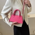 thumbnail image 1 of Bolsa De Vagabundo Bolso de mano para mujer, bolso de mano de piel sintética, bolso de mano para mujer, bandolera (oro rosa) Tmvgtek Para Estrenar, 1 of 3