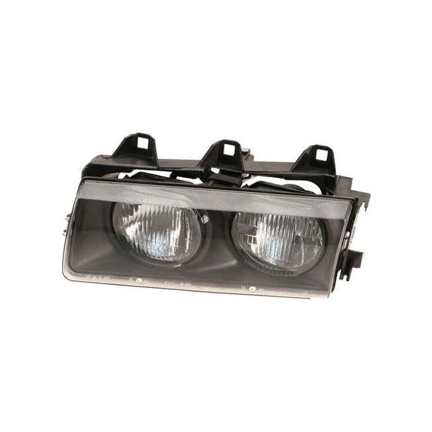 Left Headlight Assembly Compatible with 1992 1998 BMW 318i E36 1993