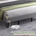 thumbnail image 5 of Pingliang Home King Size Bed Frame with Adjustable Upholstered Headboard&Wood Slats Support,Gray, 5 of 10