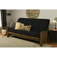 thumbnail image 2 of Kodiak Furniture Washington Queen-size Wood Futon with Suede Black Mattress, 2 of 9