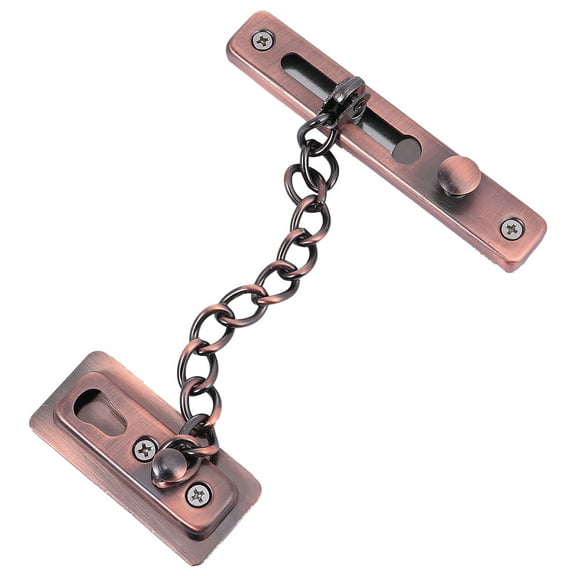 Soimiss Chain for Door Lock Zinc Alloy Red Copper Home Set