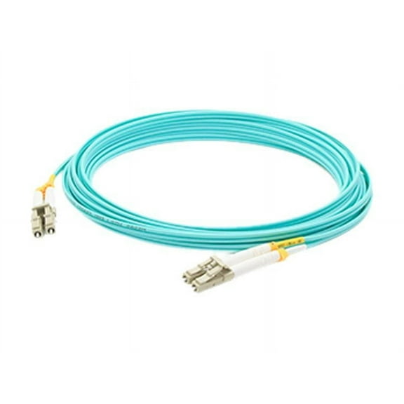 AddOn ADD-LC-LC-10M5OM4 32.8' Laser Optimized Multi Mode Fiber Duplex LC/LC OM4 Patch Cable Aqua