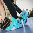 thumbnail image 3 of Chaussures de Basketball pour Enfants Chaussures de Course à la Mode Espadrilles Respirantes Fr2255, 3 of 5