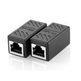 thumbnail image 3 of 1 Pce/2 Pcs Connecteur LAN Femelle RJ45 Ethernet Réseau CAT6 1 Pce, 3 of 8