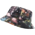 thumbnail image 3 of Galaxy Bucket Hat Fashion Space Print Summer Cap, 3 of 6
