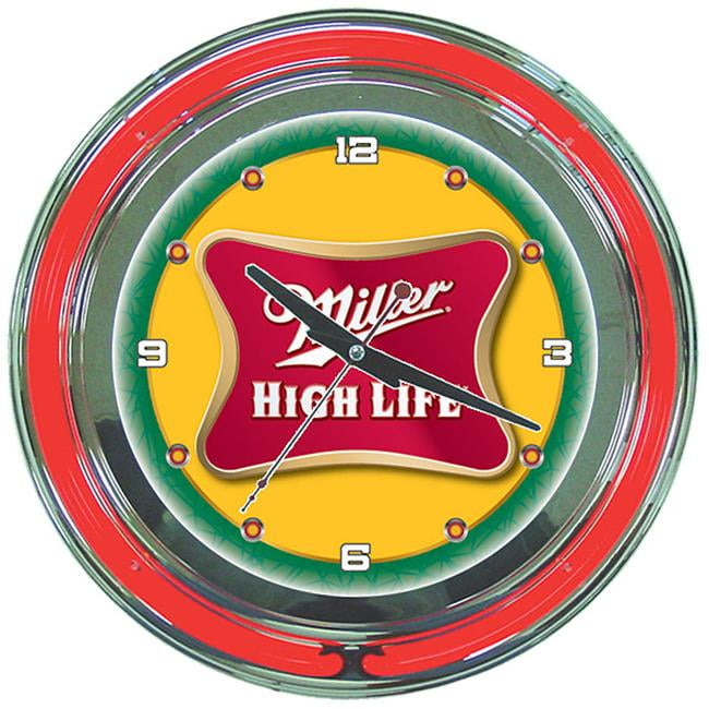 Miller High Life 14 Inch Neon Wall Clock Walmart Canada