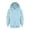 a-115Sky Blue21, variant on FINALGANG Girls V Neck Full Zip Up Hooded Jacket With Dual Side Pockets Spring Regular Fit Solid Loose Casual Outerwear Top For Teenagers Soft Top Sky Blue 11-12 Years