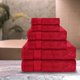 thumbnail image 3 of Juego de toallas de baño CRAFTBERRY Luxury, 100% algodón, 6 piezas, rojo, 3 of 6