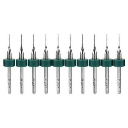 

10Pcs Pcb Drill Bits Carbide Engraving Cutter Rotary Cnc Bit End Mill 0.1-1Mm