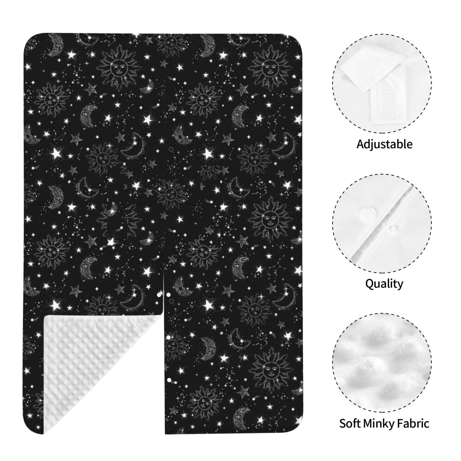 Naloa Space Galaxy Baby Car Seat Cover, Breathable Baby Carrier Cover, Multiuse Baby Carrier Cover & Nursing Breastfeeding Cover