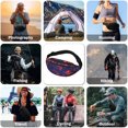 thumbnail image 5 of Retro Waist Bag for Men Women,Casual RunningBags，Adjustable for Travel Party Festival Hiking Sports, 5 of 5