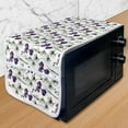 thumbnail image 1 of Watercolor Flower Microwave Oven Cover, Wild Orchid Family Flowerpot Plants with Blooms Romantic Floral Art, Water Resistant Organizer with Pockets for Kitchen, 36" x 12", Purple White, by Ambesonne, 1 of 4