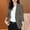 Coffee, variant on Blazers For Women Sevevn Womens 3/4 Sleeve Solid Color Lapel Button Down Lightweight Casual Suit Jacket