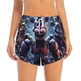 thumbnail image 4 of Lsque Five Nights At Freddy'S Printed Women's Running Shorts with Liner Pockets,Elastic Quick Dry Workout Athletic Gym Yoga Shorts,Womens High Waist Shorts-Large, 4 of 9