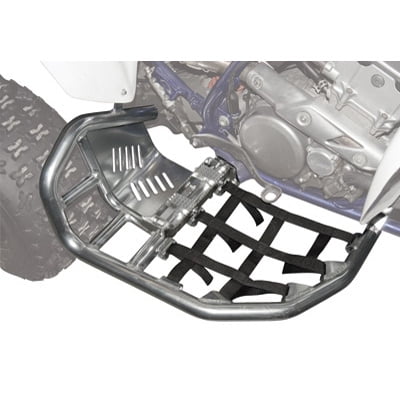 Suzuki Z400 QUADSPORT 2003-2008 Fits TUSK Foot Peg Nerf Bars with Heel Guards Replacement Webbing Black